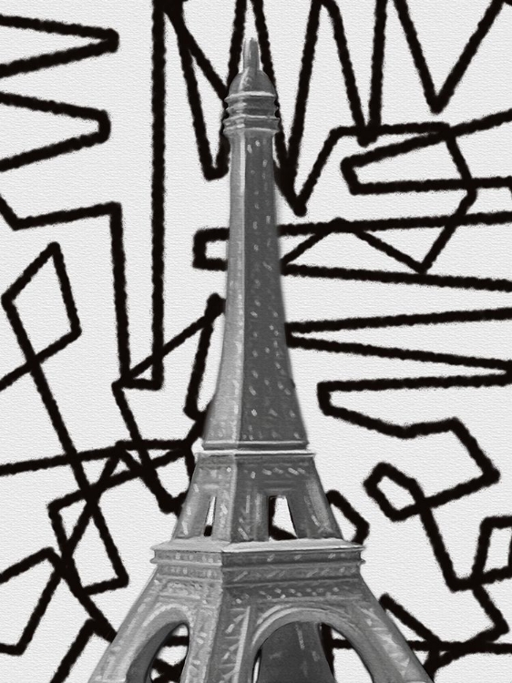 Picture of EIFFEL TOWER MODERN LINES