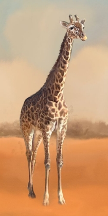 Picture of AFRICAN ANIMAL GIRAFFE LANDSCAPE