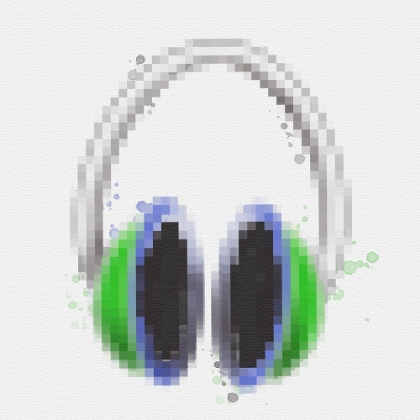 Picture of GAMING PIXELATED HEADPHONES