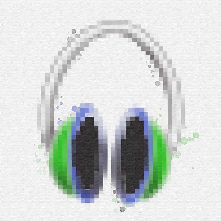 Picture of GAMING PIXELATED HEADPHONES