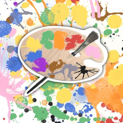 Picture of PAINT SPLASHES ARTIST PALLETE