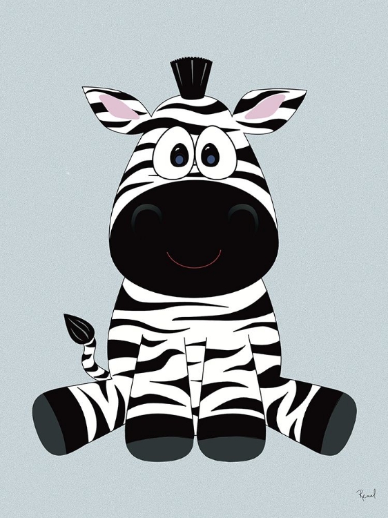 Picture of SITTING ZEBRA