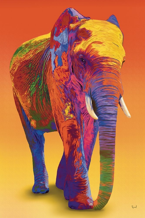 Picture of ELEPHANT IN FULL COLOR