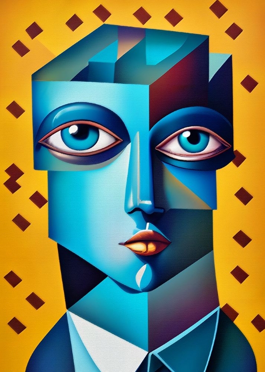 Picture of CUBIST ABSTRACT FACE