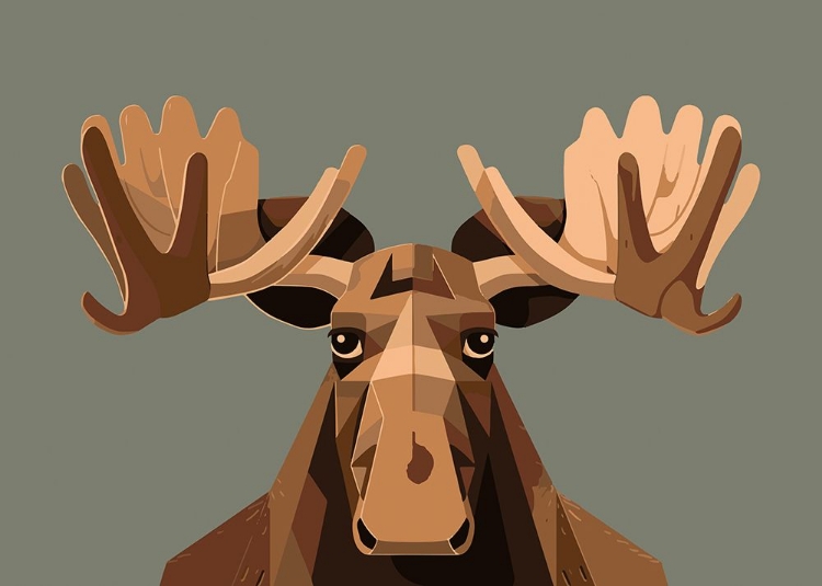 Picture of STARING MOOSE