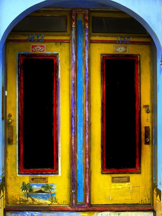 Picture of COLOURFUL DOORS IN SAN FRANCISCO