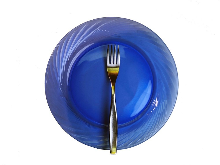 Picture of FORK AND BLUE PLATE