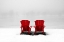 Picture of RED ADIRONDACK CHAIRS IN WINTER