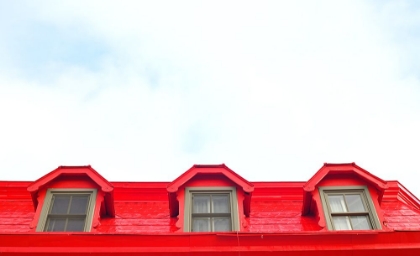 Picture of RED ROOFTOP 3 WINDOW