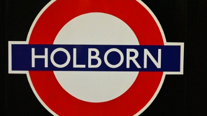 Picture of HOLBORN TUBE STATION SIGN 2024