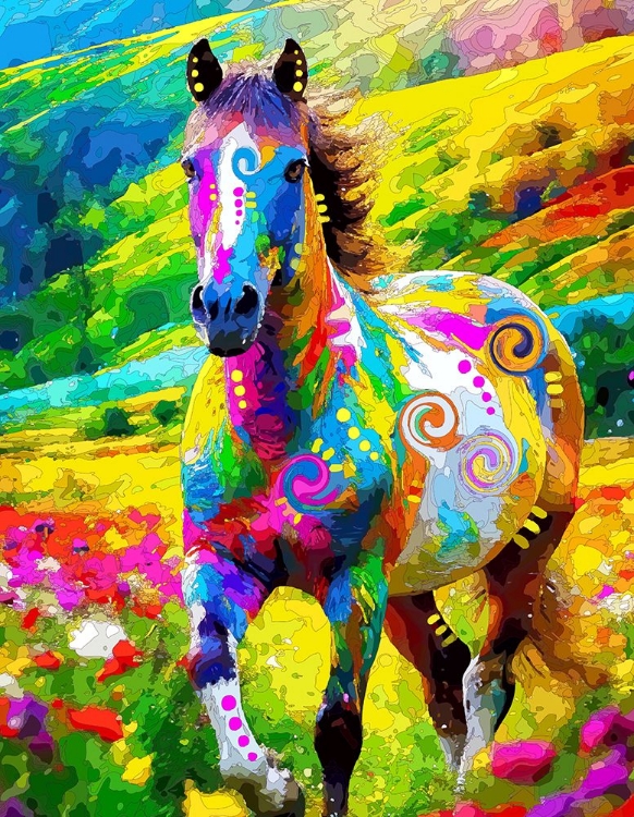 Picture of THE PAINTED HORSE