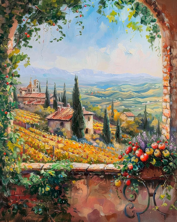 Picture of THE TIMELESS BEAUTY OF TUSCANY’S VINEYARDS