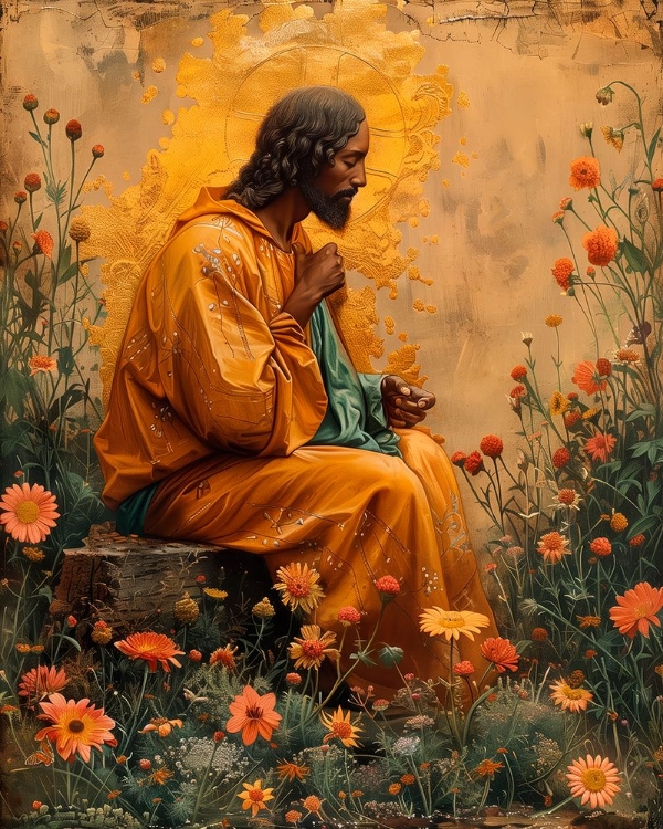 Picture of JESUS CHRIST IN THE GARDEN OF DIVINE CONTEMPLATION