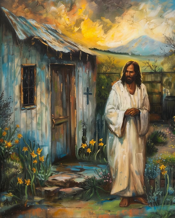 Picture of JESUS CHRIST IN THE GARDEN OF DIVINE LIGHT