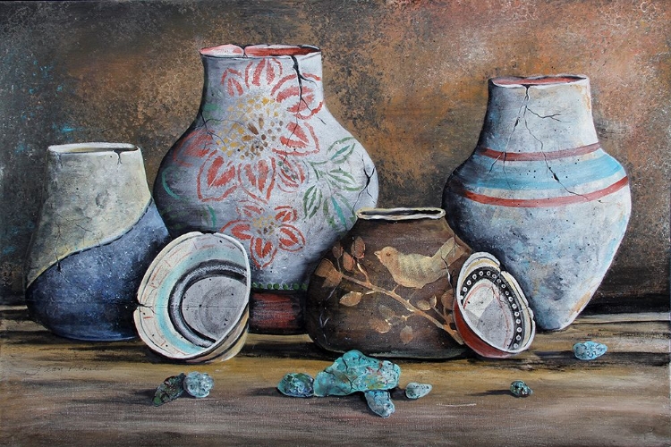 Picture of CLAY POTTERY STILL LIFE-C