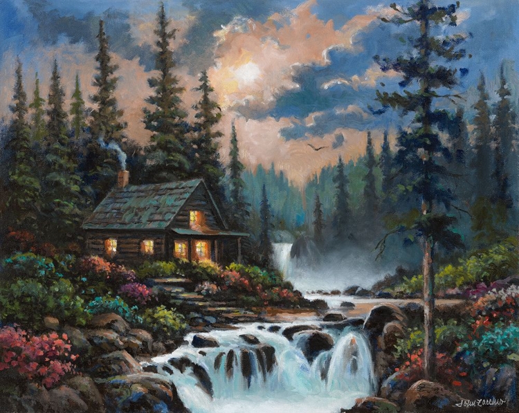 Picture of CABIN IN THE MOONLIGHT