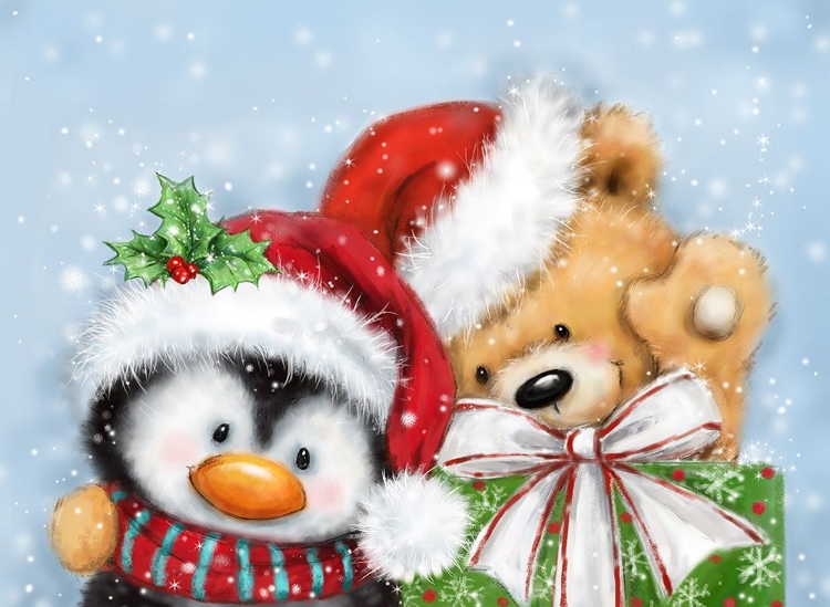 Picture of PENGUIN AND BEAR CHRISTMAS