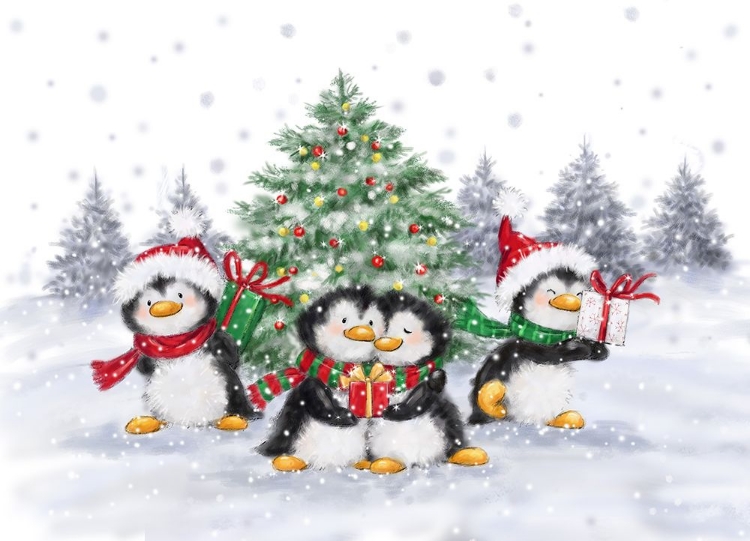 Picture of PENGUINS CHRISTMAS