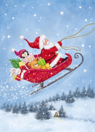 Picture of SANTA ON SLEIGH