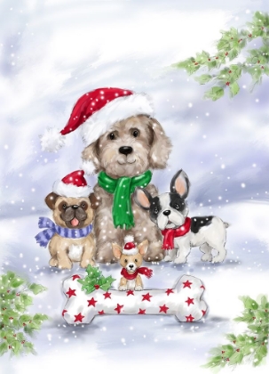 Picture of CHRISTMAS DOGS