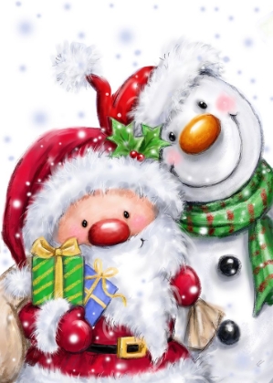 Picture of SANTA AND SNOWMAN