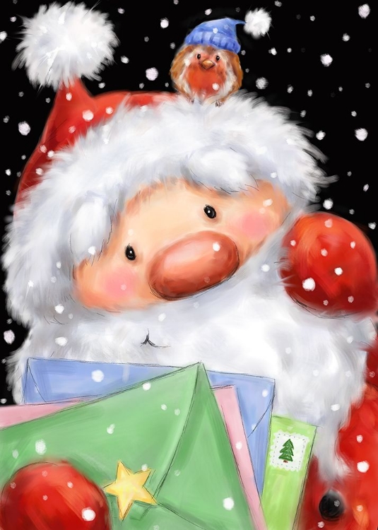 Picture of SANTA WITH ENVELOPE