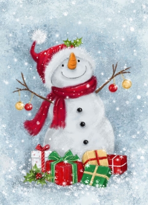 Picture of SNOWMAN WITH PRESENTS 3