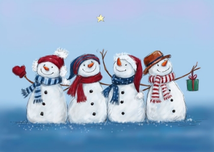 Picture of FOUR SNOWMEN