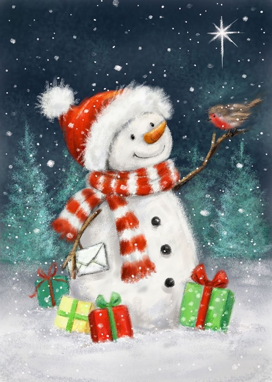 Picture of SNOWMAN WITH PRESENTS 4