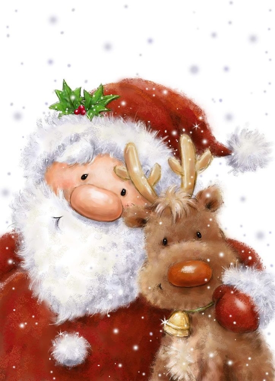 Picture of SANTA AND REINDEER 4