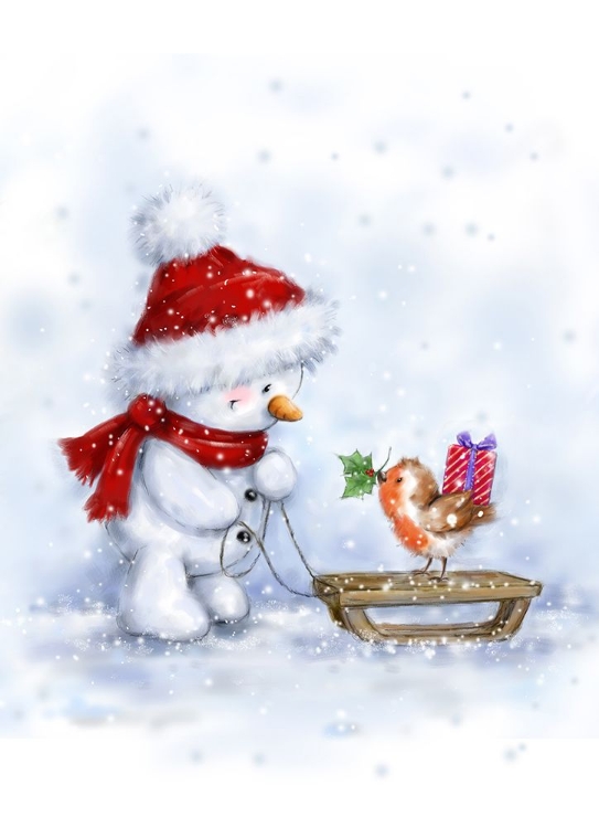 Picture of SNOWMAN AND ROBIN 4