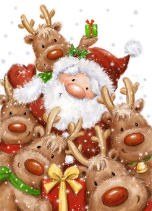 Picture of SANTA AND REINDEERS