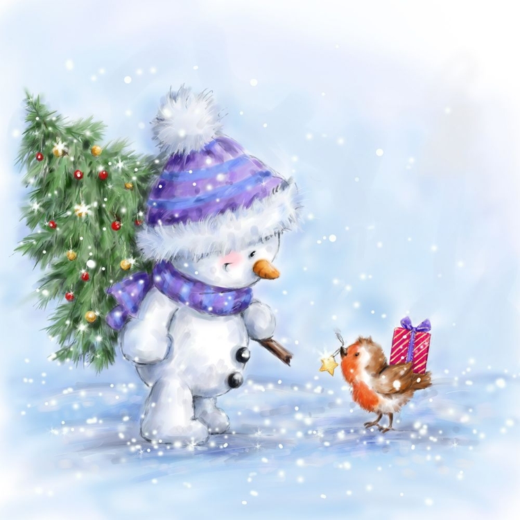 Picture of SNOWMAN AND ROBIN 7