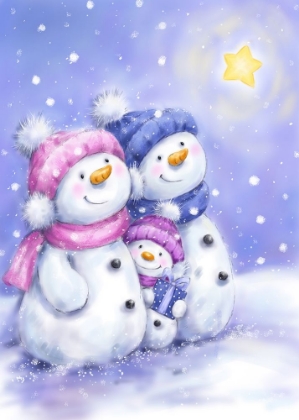 Picture of SNOWMAN FAMILY