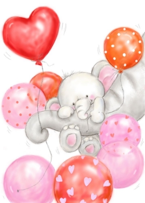 Picture of ELEPHANTS AND BALLOONS