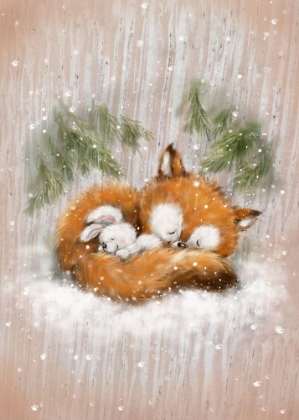 Picture of FOX AND RABBIT 2