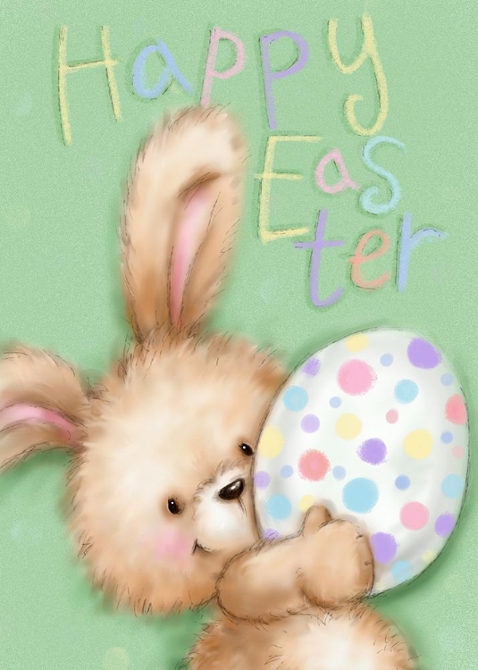 Picture of RABBIT WITH EASTER EGG