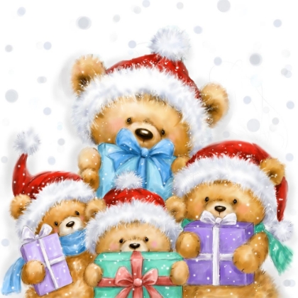 Picture of BEARS WITH PRESENTS