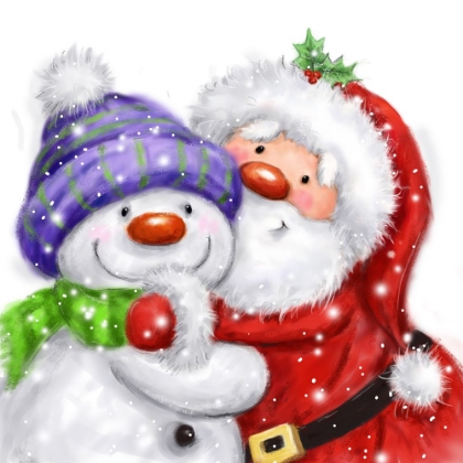 Picture of SANTA AND SNOWMAN 2