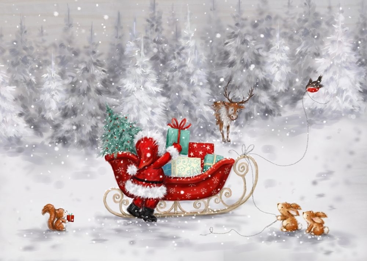 Picture of SANTA WITH SLEIGH