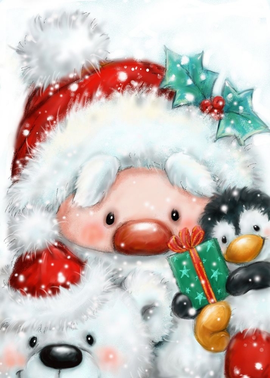 Picture of SANTA, PENGUIN AND POLAR BEAR 2