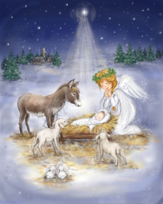 Picture of NATIVITY WITH ANGEL