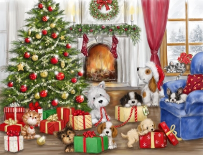 Picture of CHRISTMAS DOGS AND CATS