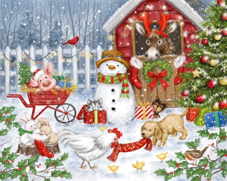 Picture of CHRISTMAS FARM ANIMALS