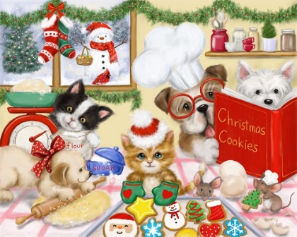 Picture of CHRISTMAS COOKING DOGS AND CATS