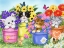 Picture of CATS IN FLOWER POT