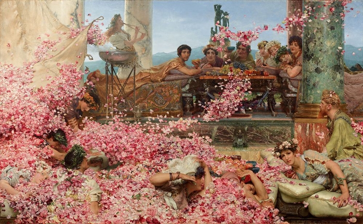 Picture of THE ROSES OF HELIOGABALUS - LAWRENCE ALMA TADEMA