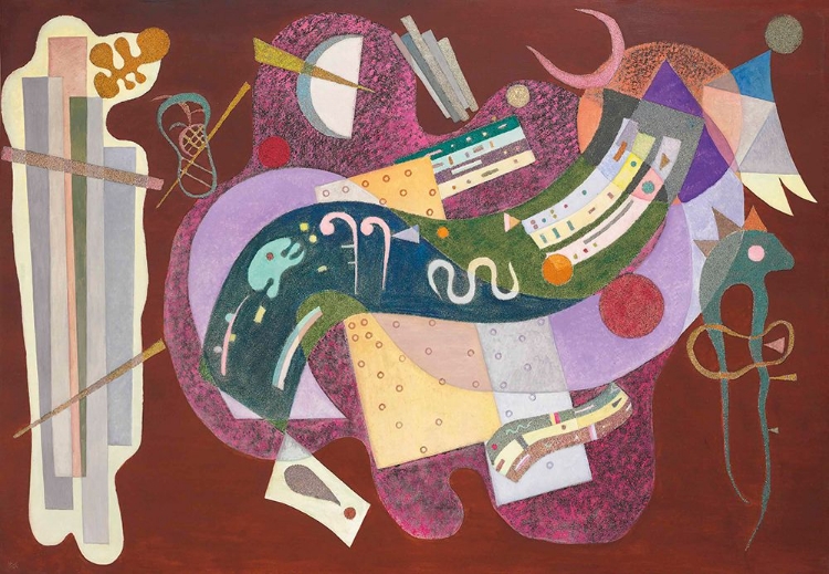 Picture of RIGID AND CURVED - WASSILY KANDINSKY