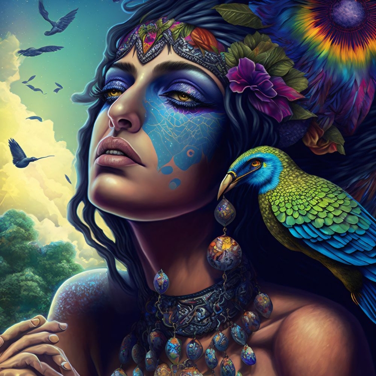 Picture of PARROT PRIESTESS