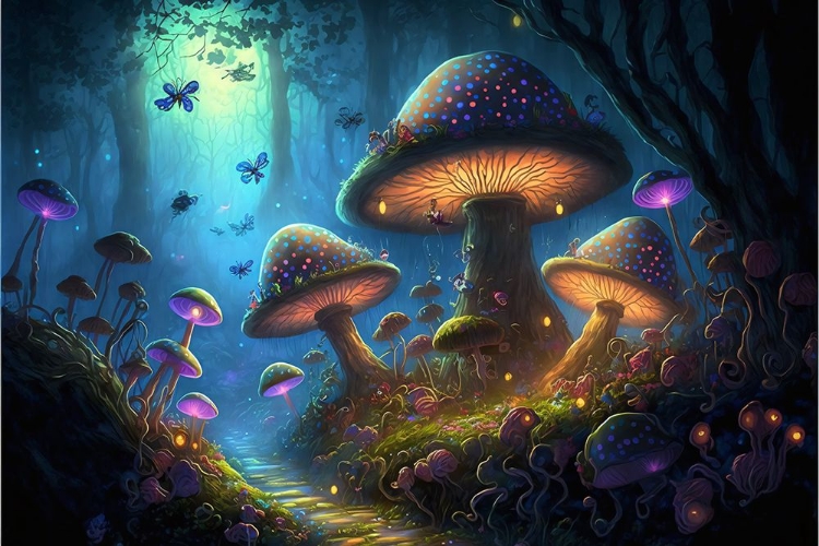 Picture of MUSHROOM FOREST